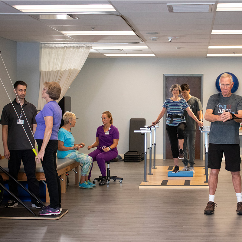 Rivermont rehab therapists with lynchburg va residents